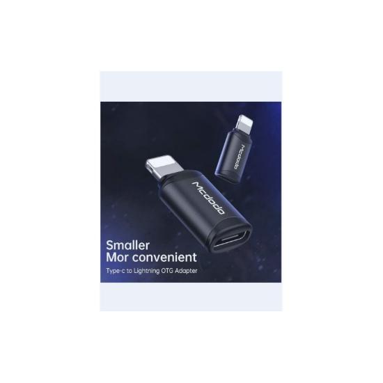 Mcdodo OT-7680 Type-C to Lightning Adapter, Extremum Series, Black