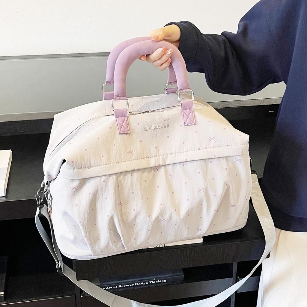 Yoga Fitness Bag Expandable Travel Bag Large Capacity Short-Distance Travel Boarding Bag Storage Bag Hand Exercise