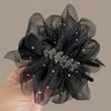 1Pc Elegant Wheat Spike Butterfly Knot Hair Clip For Women Back Of Head Chignon Tail Clip Versatile Shark Clamp