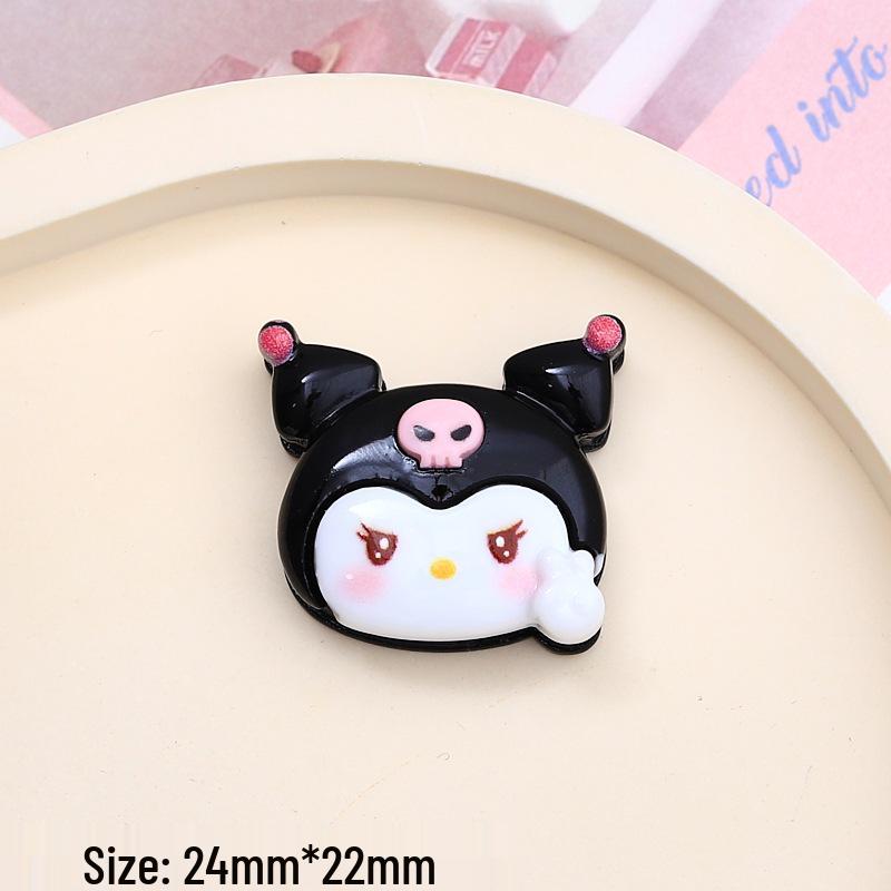 Mimi Cartoon Cream Cookie DIY Hair Clip & Shoe Buckle Resin Decorations