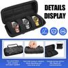 Oxford cloth travel portable watch storage bag EVA  Black  3 Bit