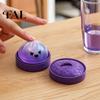 Soft TPR Pinching Toy Ghost Dumpling Stress Ball with Steamer, Maltose Slow Rising Squeeze Toy, Party Props for Halloween Fidget Sensory Anxiety