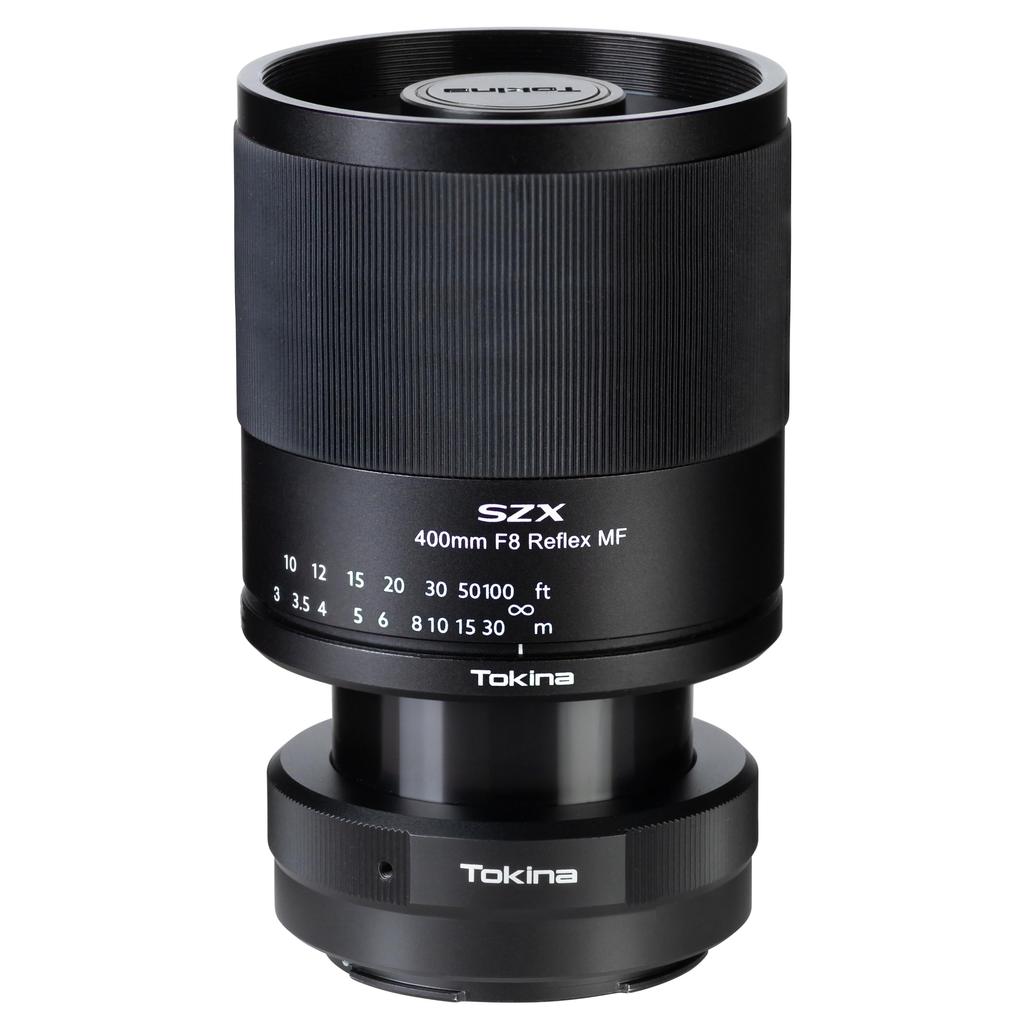 Tokina SZX Super Tele 400mm Reflex MF Telephoto Lens for Canon Manual Interchangeable Part Number 634739 f/8 (Imported Model) EF-M Mount, Focus,