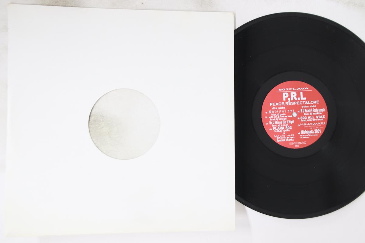 

12inch Record PEACE,RESPECT&LOVE - P,r.l AE29779 LUSH R SLANG Japan Music Others Used