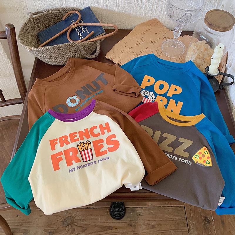 

Autumn Children s Korean Style Loose Long Sleeve T-Shirt (Model T2025) 140 cm