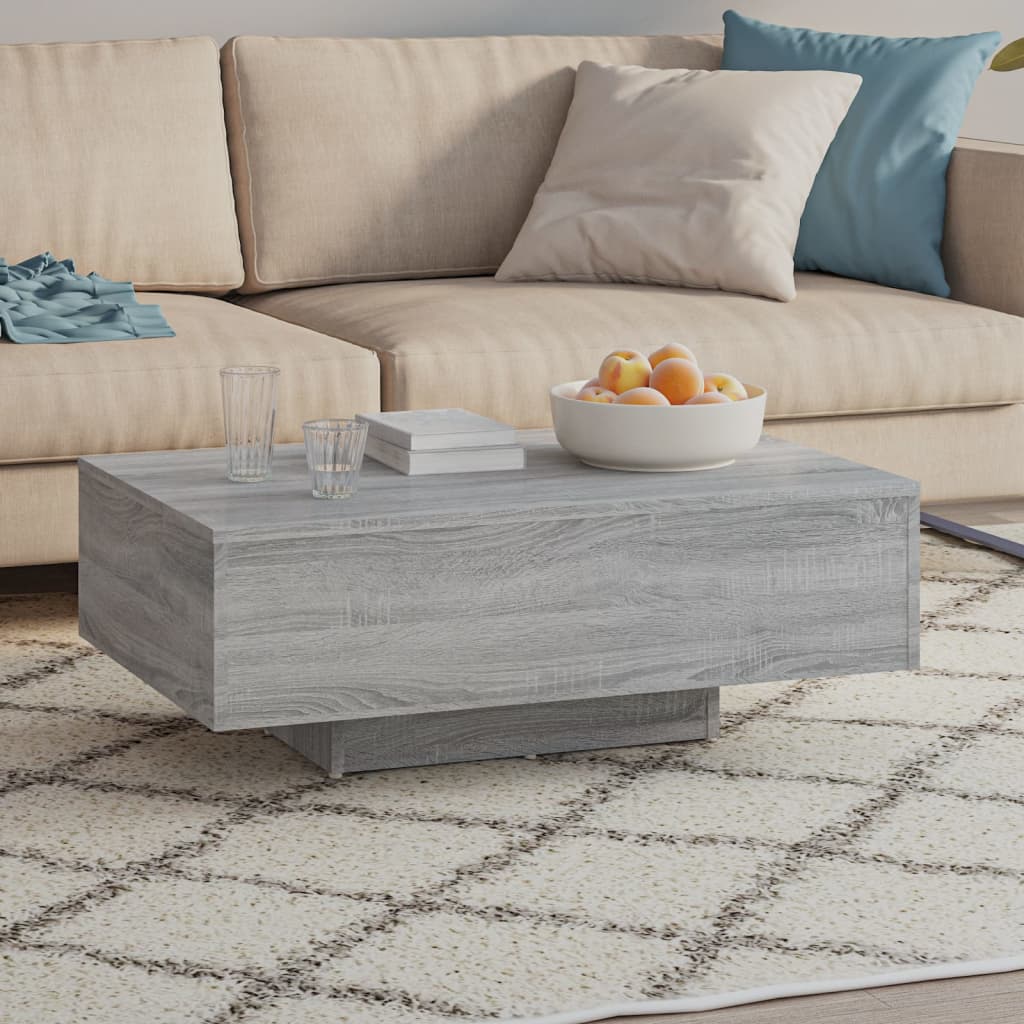  Coffee Table, Grey Sonoma Oak, 85x55x31 Cm