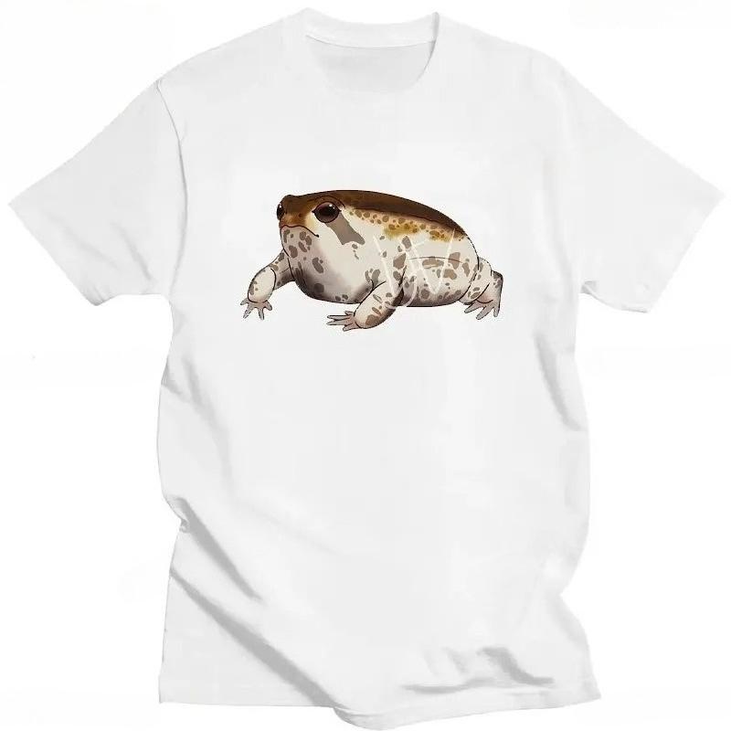 Fashion Desert Rain Frog Fat Frog Cute Print Tshirt Funny Cute Top Kawaii Casual Street Loose Women TShirt Clothing
