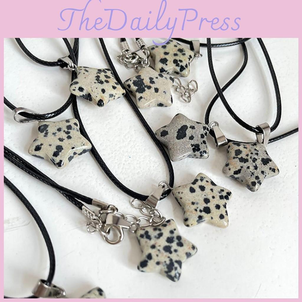 Star Unique Shape Natural Stone Necklace For Women Perfect For Casual And Wear Formal