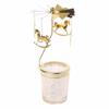 1pcs  Silver Gold Candlesticks Rotating Romantic Rotation  Carrousel Tea Light Candle Holder Dinner Wedding Bar Party