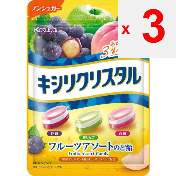 Kasugai Seika Kisiricrystal Fruit Assortment Throat Lozenges 67gFeatures Golden Trio Fruit Candy (g Features Golden Trio Fruit Candy (grape, White Pea