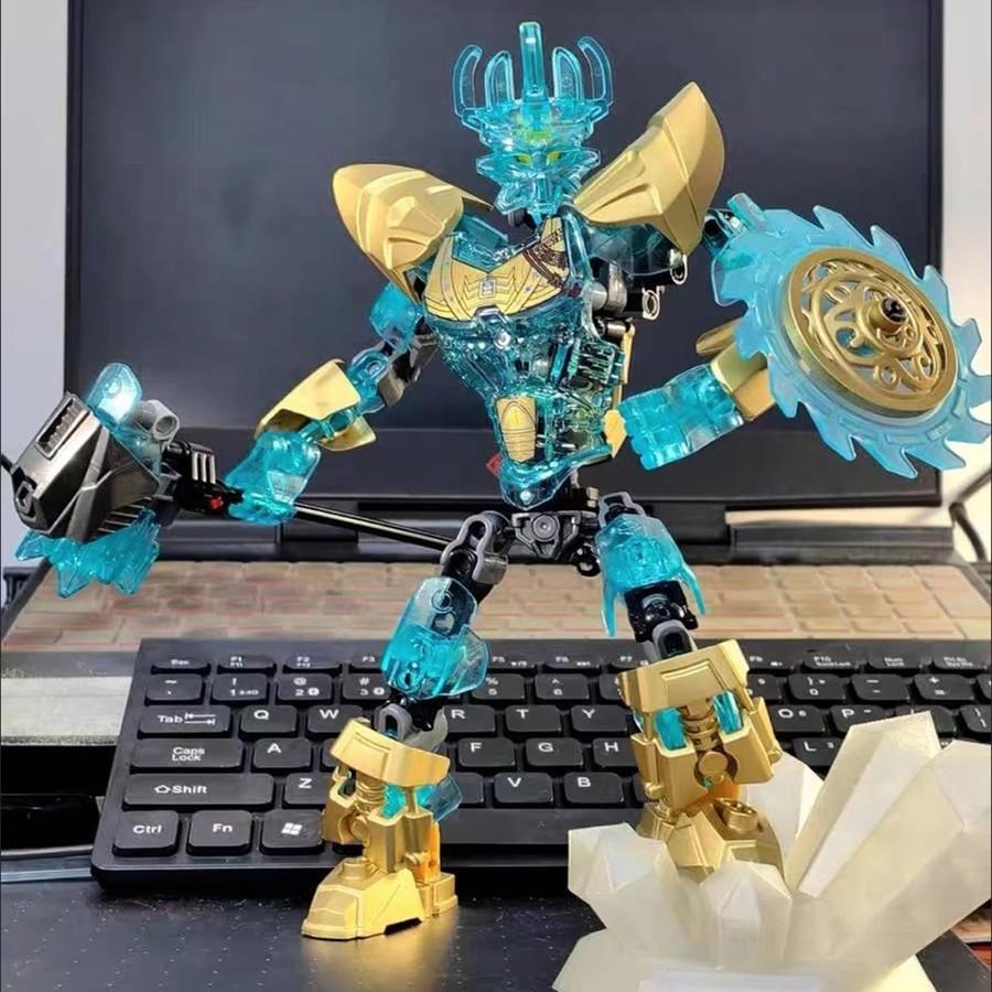 2025 Skull Warrior Mask Master Bricks Beast Action Building Blocks Kids’ Collection Toy Christmas/Birthday Gifts