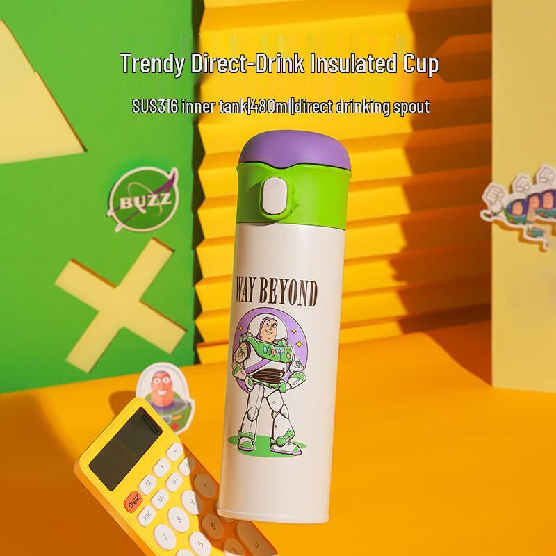 Beddybear 480ml Insulated Stainless Steel Water Bottle