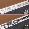 1Pc 3D ABS Car trunk sticker TRDPRO logo For Toyota TRD Yaris Camry Tantu Prado Lande kuluze RAV4 car  repack accessories