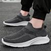 New Spring Breathable Fly Knitted Autumn Socks Shoes Running Casual Soft Sole Non-slip Men's Sports Shoes