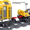Seturi de trenuri electrice tehnice City Cargo Steam Railway Engineering Tracks RC Car Building Blocks Jucării pentru copii Cadouri pentru băieți