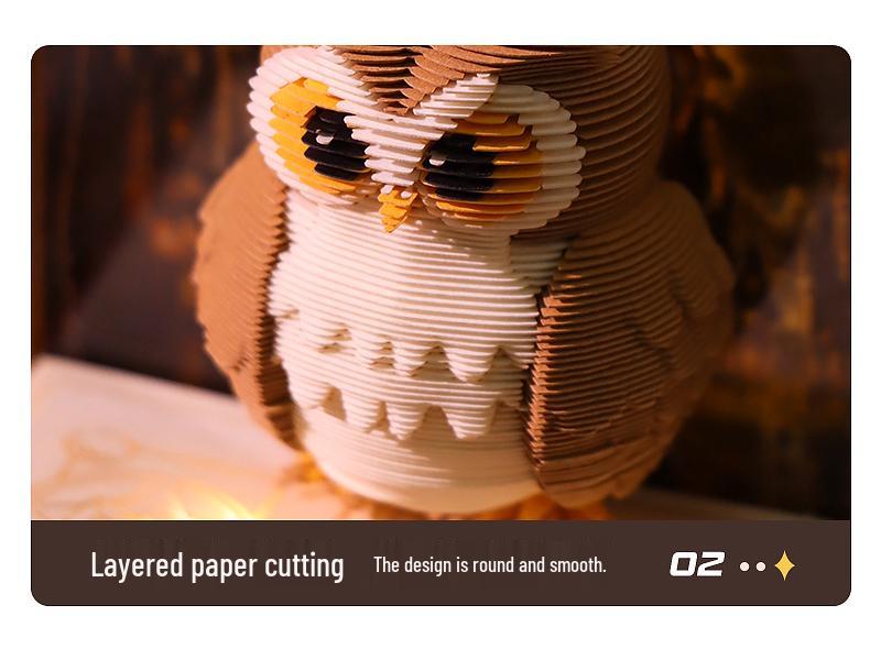 Harry Potter Magischer Adler 3D-Papier sculpture Haftnotizen Ornament