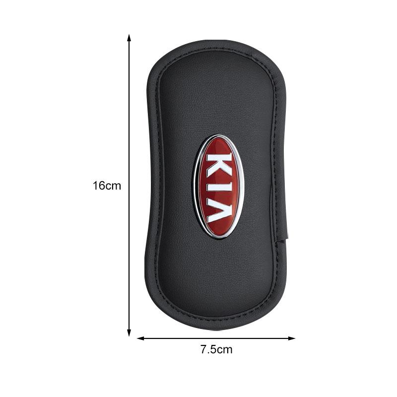 1Pcs Leather Car Pillow Car Knee Pad Elastic Memory Foam Leg Pad For Kia Rio Sportage R K3 K4 K5 K6 K7 K8 Ceed Sorento Cerato Soul
