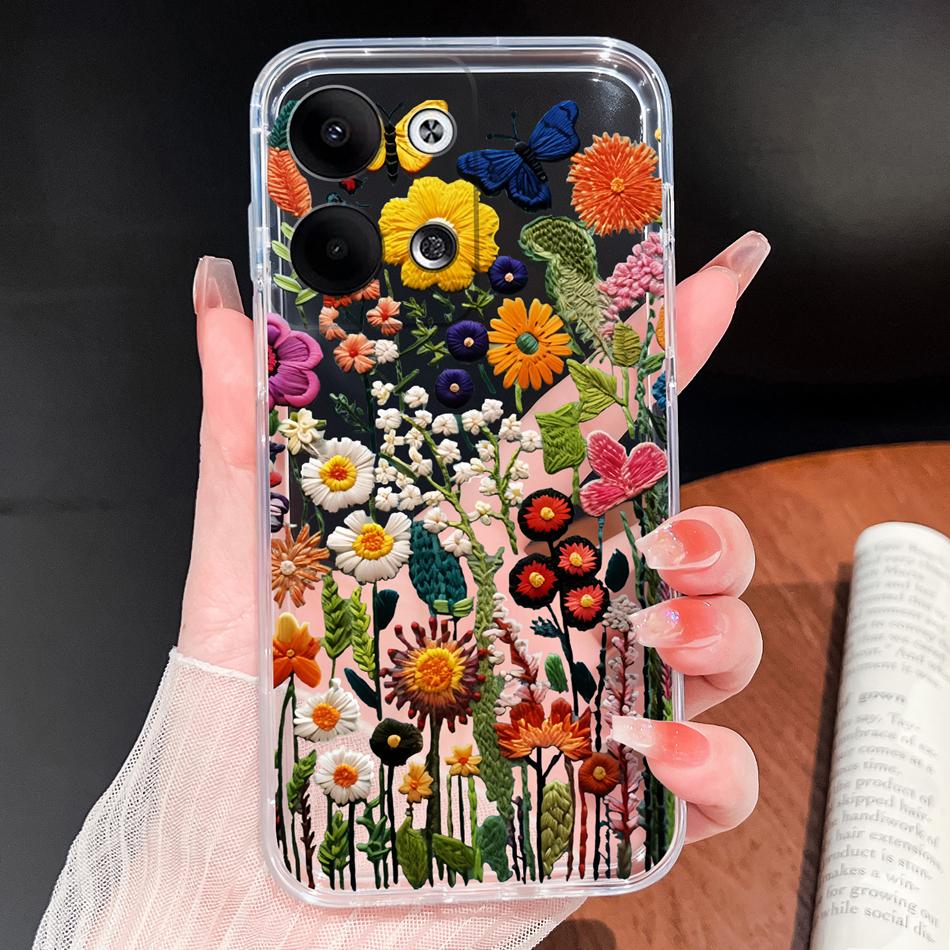 For Oppo Reno 9 Pro Plus 5G Phone Case Lovely Cartoon Soft TPU Transparent Silicone Lightweight Back Cover For Oppo Reno9 Funda