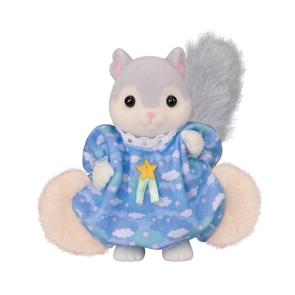 Sylvanian Families Doll Set Squirrel ST Mark Ages 3 and Toy Sylvanian Epoch [Flying Family] FS-64 Certified, Up, Dollhouse, Families, Co., Ltd.