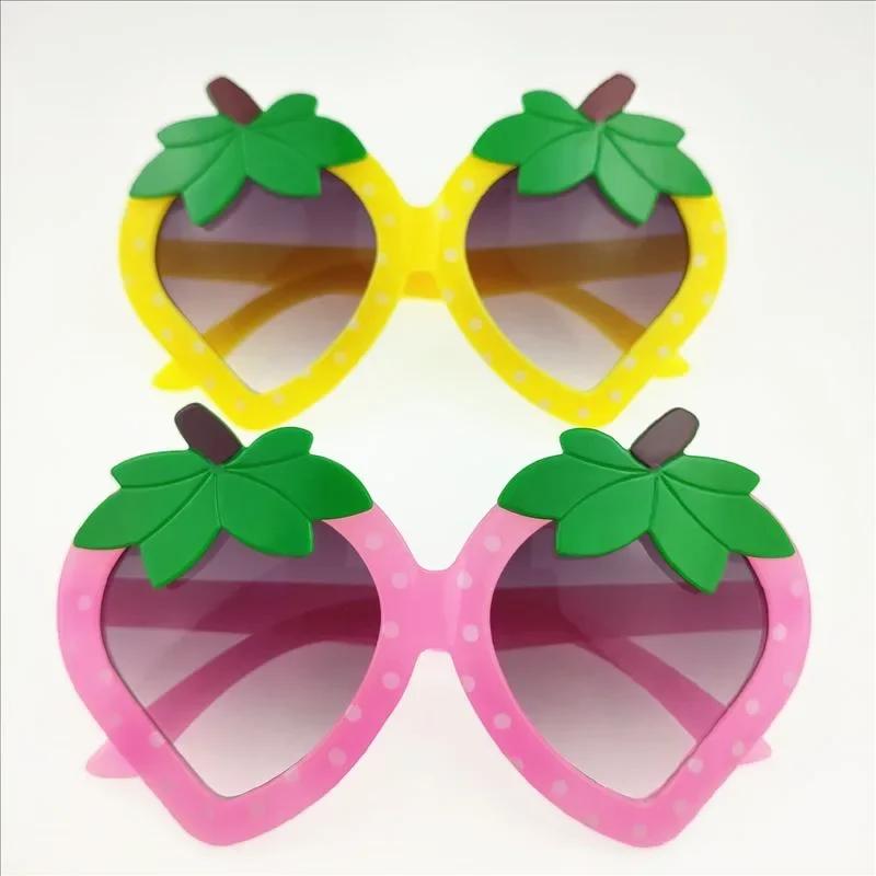 Children'S Strawberry Funny Glasses Party Photo Decorations Birthday Wedding Supplies Adult Kids Glasses Accessories Props