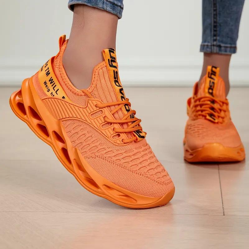 Fashion Summer Mens High Quality Sneaker Casual Sport Tennis Shoes Solid Color Breathable Lace Up Outdoor Running Training Women Shoes
