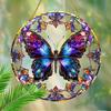 2D Flat Acrylic Hummingbird and Flower Decoration, No Need for Batteries/electricity, Unique Indoor/outdoor Decoration, Multi-purpose Traditi