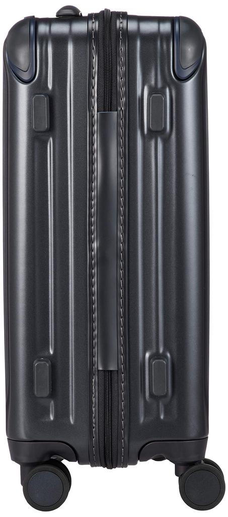 Koffer, leise Bremsrollen, multifunktional, Modell CAT558ST, inklusive Garantie, 36 l, 51 cm, tiefschwarz [Cargo], Handgepäck, 3,1 kg