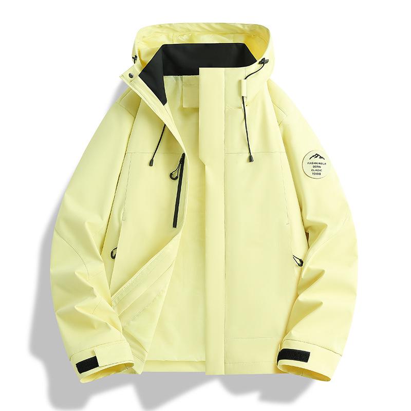 Wasserdichte 3-in-1 Jacke für Damen und Herren: Winddicht, Abnehmbares Fleece-Innenfutter, Arbeitskleidung mit individuellem Logo