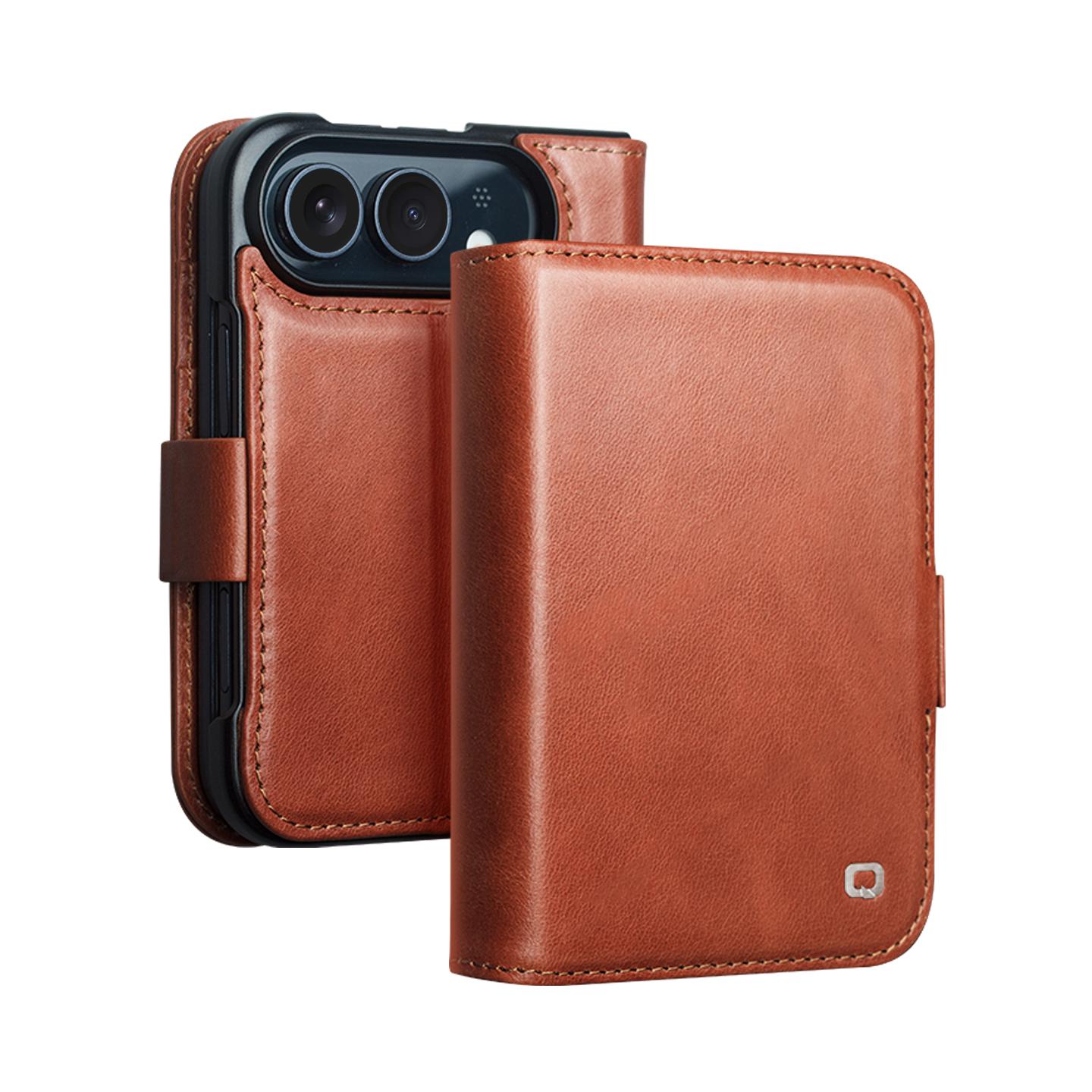 QIALINO 100% Premium Real Cowhide Phone