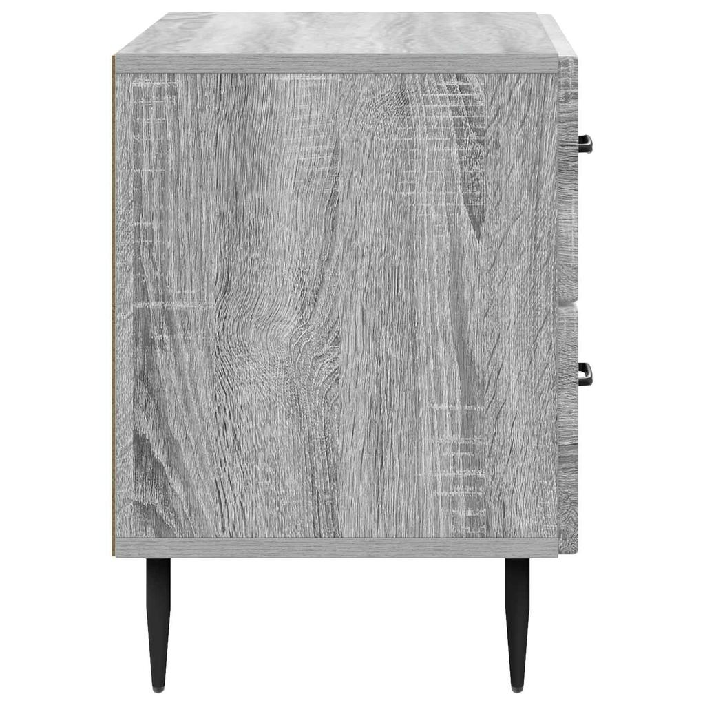 Nightstand Grey Sonoma 62 x 34.5 x 47.5 cm Particleboard