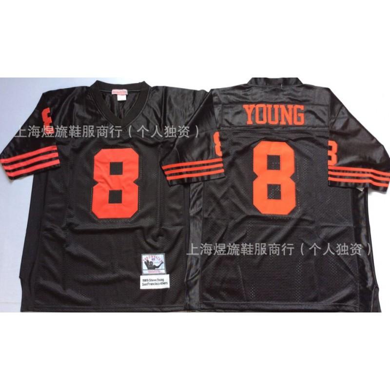 San Francisco 49ers Retro NFL Football Jersey Mens Fan Apparel Cotton Blend Sportswear Game Day Casual Wear