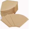 #4 Coffee Filters, Cone-Shaped, 8-12 Cups, Disposable Coffee Filter Paper for Smooth, Clean Taste, Pour-Over Coffee Makers (Natural, Unbleached, 4 U-S
