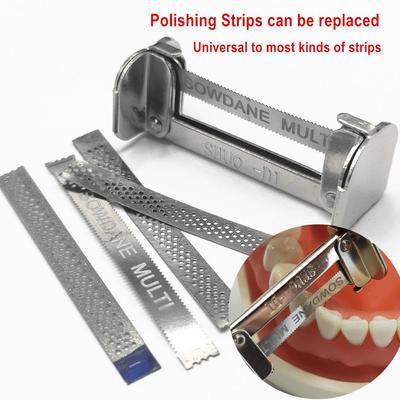 1 juego de tiras de reducción de esmalte interproximal para ortodoncia dental, material de pulido para reducción de esmalte y blanqueamiento dental, herramientas para dentistas