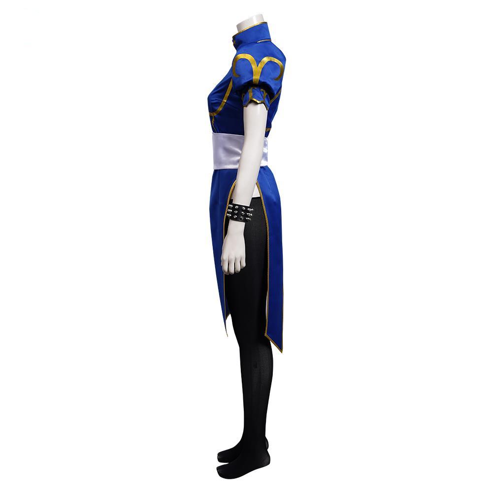 2024 Chun Li Cosplay Costume Anime Game Cosplay Costume Dress Outfit Women  Feamle Ladies Halloween Party Role Play Clothing SF Buy cheaply on Joom