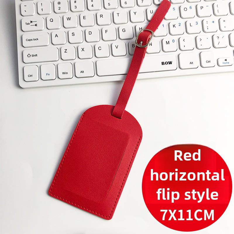 

Фирменная бирка для багажа из искусственной кожи с 11-цветной откидной крышкой