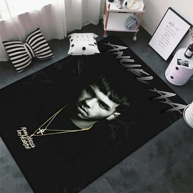 Mode Modern Rapper Patroon Tapijt voor Slaapkamer Woonkamer Bank Computerstoel Gebied Zacht Kleed Vloermatten Badkamer Antislipmat