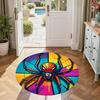 Spider Round Area Rug Design for Bedrooms Dining Room Decorate room Dormitory Anti-slip Round Rug Office home decor