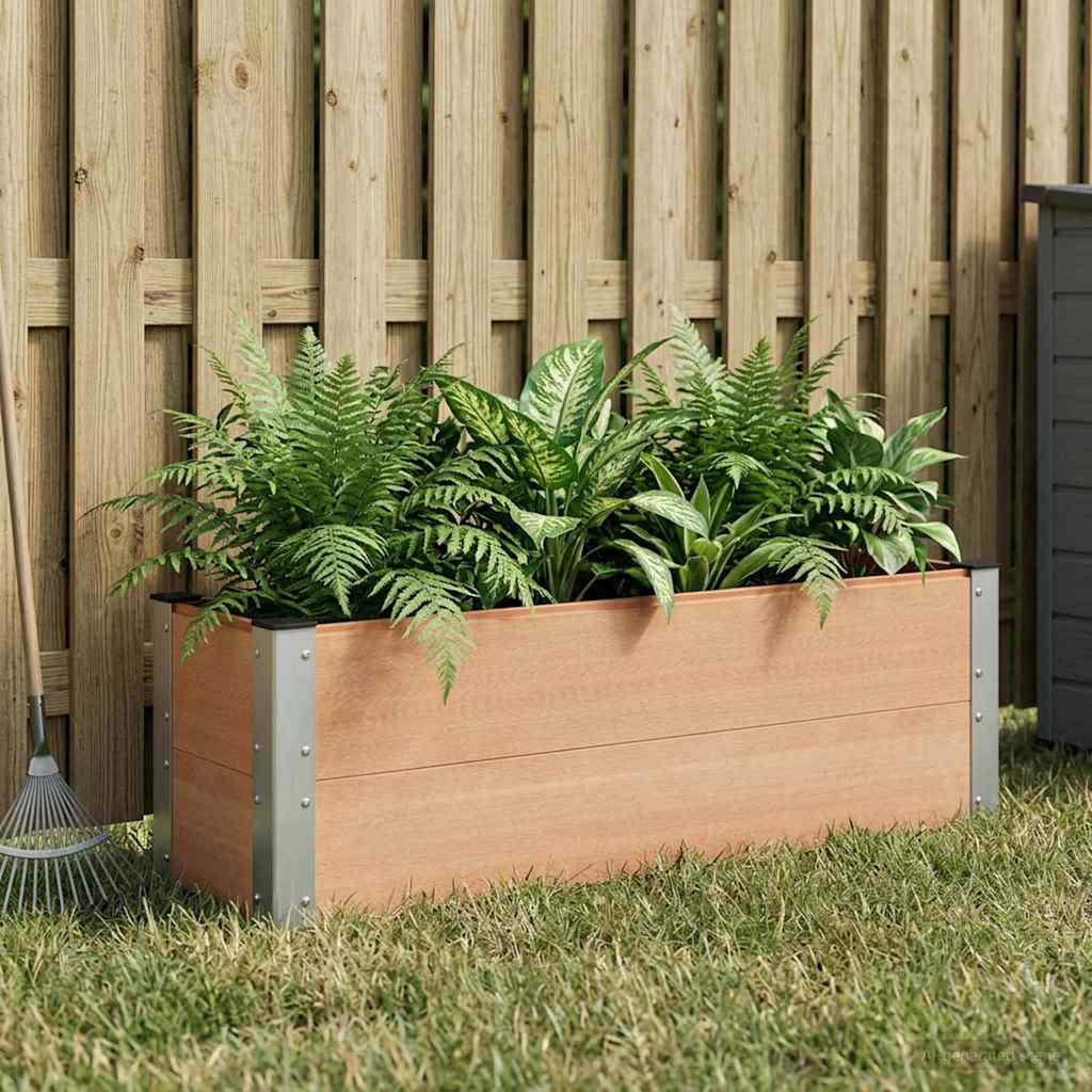Raised Garden Bed Brown 100 X 30 X 72 Cm
