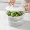 Quick Drying Vegetable Washer Dryer Plastic Salad Dryer Food Strainer Lettuce Spinner  Kitchen