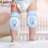 Cozy Up 4 Pairs Children's Breathable Mesh Knee Guards Baby Kneecap Infant Crawl Walking Sports Elbow Protector Kneepad for Kids Body Support