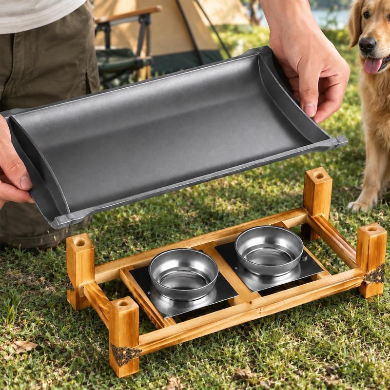 Heavy-Duty Rectangular Iron Grill Pan with Non-Stick Surface for BBQ, Grilled Fish, and Dry Pot Cooking