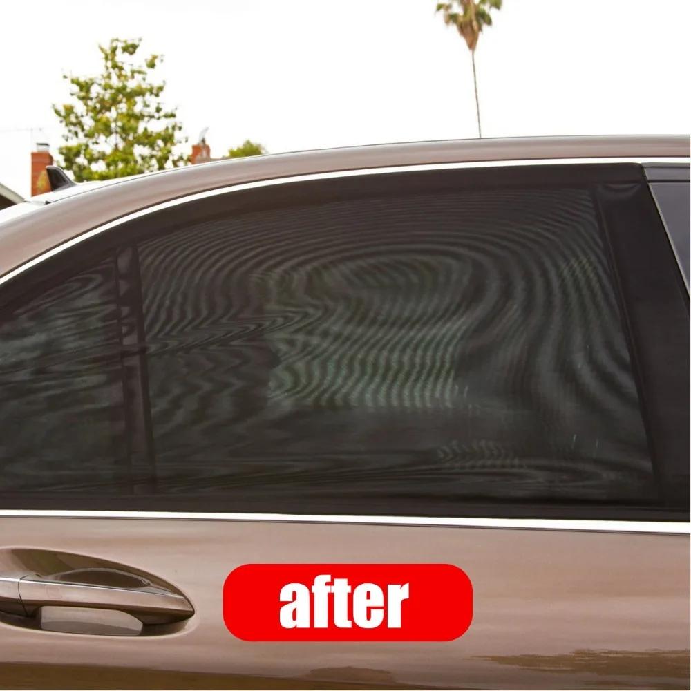 Car Mosquito Screen Window Shade SUV Car Window Bug Net Cover Car Sunscreen Insulation Privacy Curtain