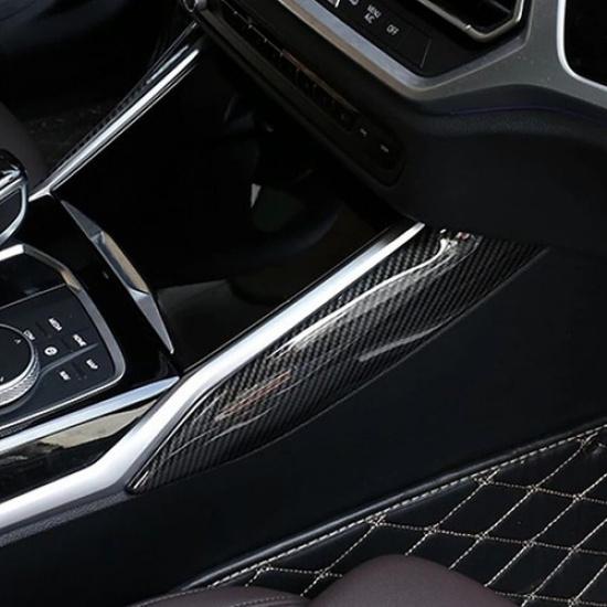 Car Gear Shift Panel Both Side Cover Trim Strip For BMW 3 Series G20 2020-2022