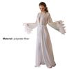 Sleepwear Robe Thin Long Sleeve V Neck Sexy V Neck Thin Women Robe for Party