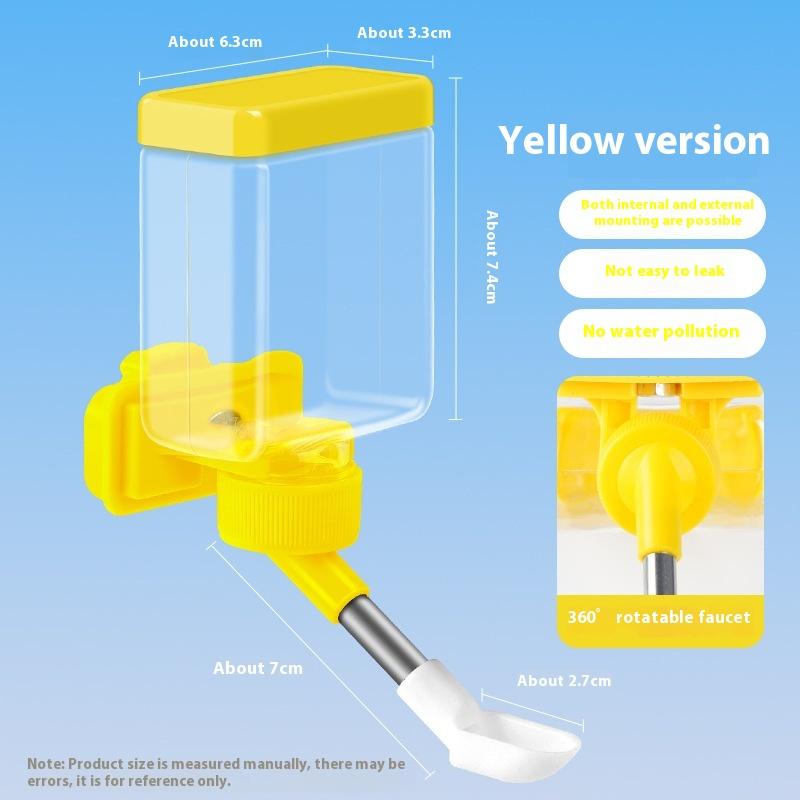 

Автоматическая поилка для птиц, подвесная поилка для клетки, легко чистить и устанавливать, поилки для домашних животных, аксессуары для клетки для птиц A3