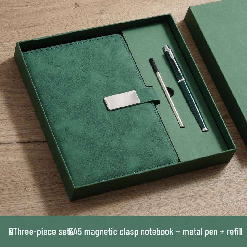 Customized Business Notebook Gift Set with Logo - Premium Cross Diary for Enterprise Office