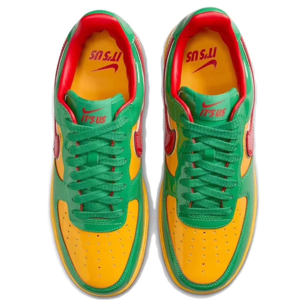 Lil Yachty x Nike Air Force 1 Low Concrete Boys - Lucky Green Unisex Sneakers Mystic-Red University-Gold IH4383-300