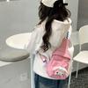 Adorable Cartoon Canvas Kids Chest Bag Lightweight Travel Crossbody For Boys And Girls