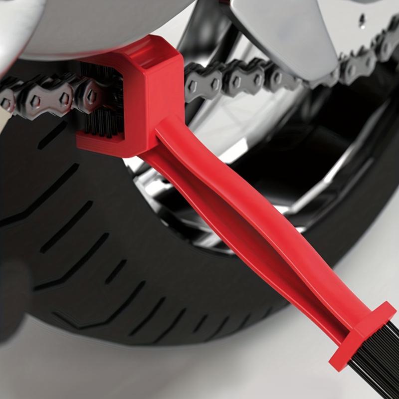 

Motorcycle chain brush three-sided road bicycle chain brush cleaning accessories bicycle chain brush Motorcycle Cleaning Tool красный