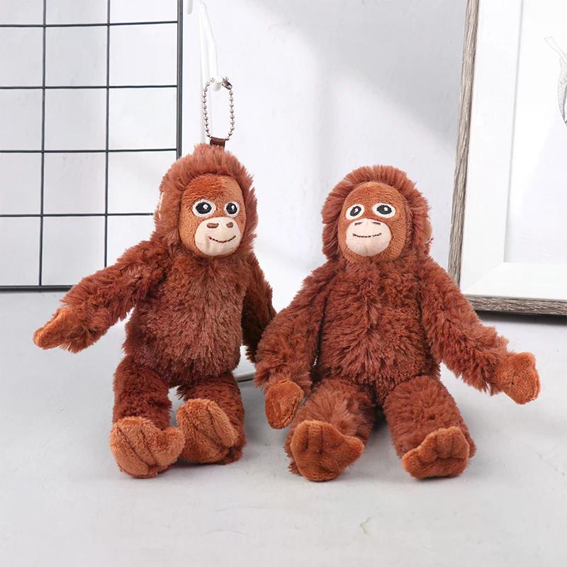 Cute Cartoon Gorilla Plush Keychain Stuffed Monkey Doll Pendant for Kids Ideal Gift for Backpacks And Car Bags Decor